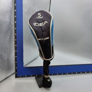 Adams Golf Idea a7os 5 Hybrid Headcover Black Blue Sporty Golf Club Protector